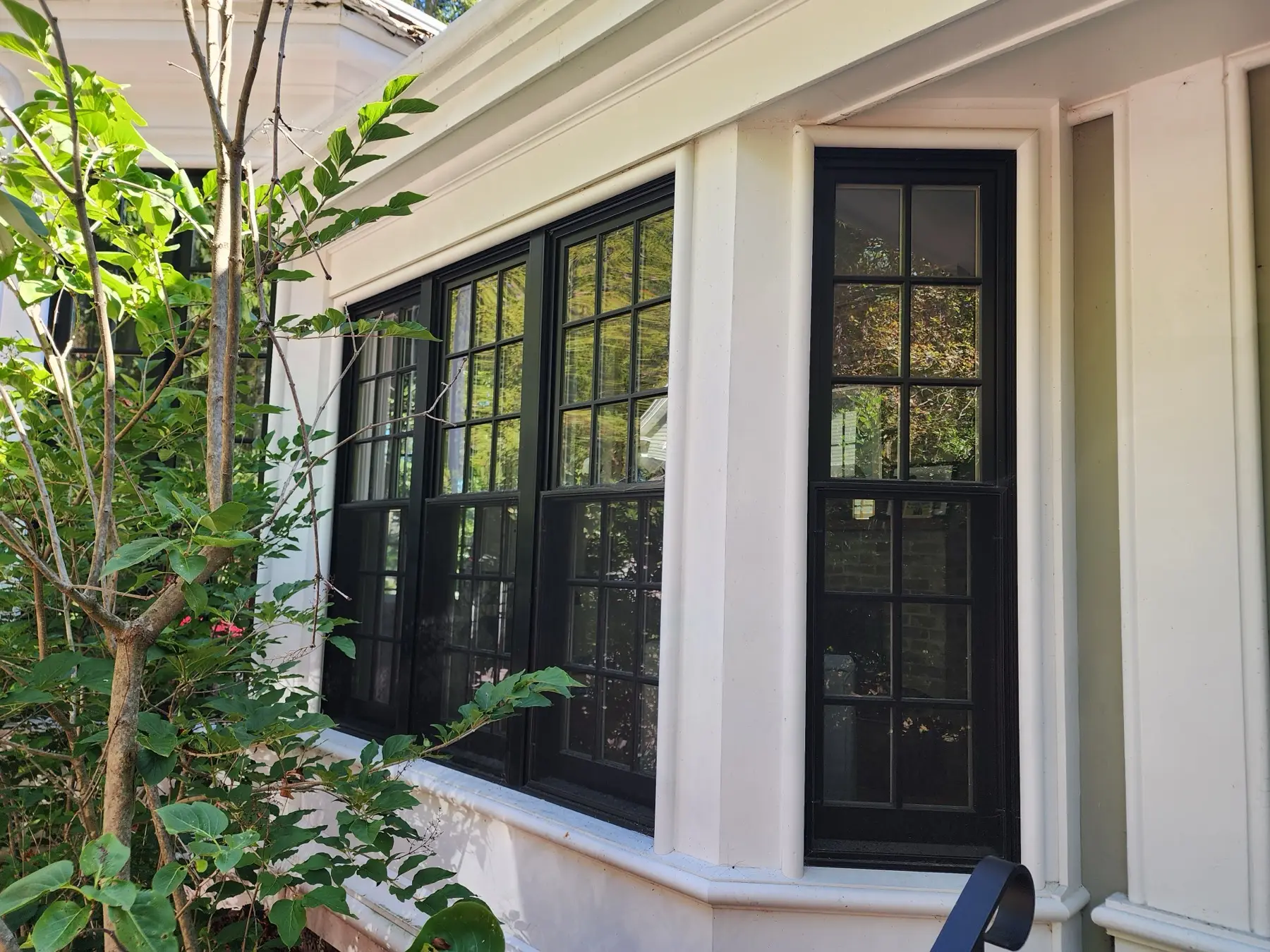 Bay windows after a See Through cleaning