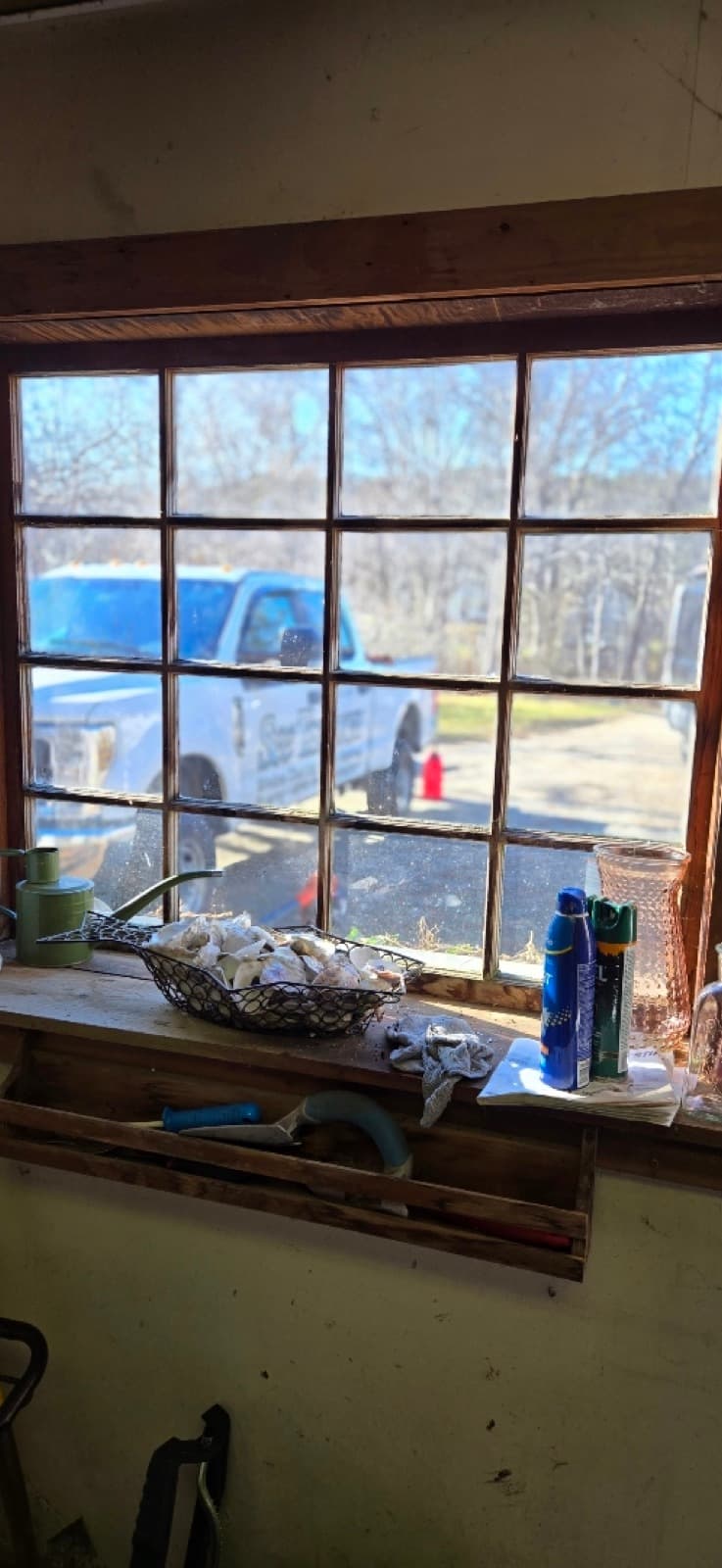 Window Cleaning — before